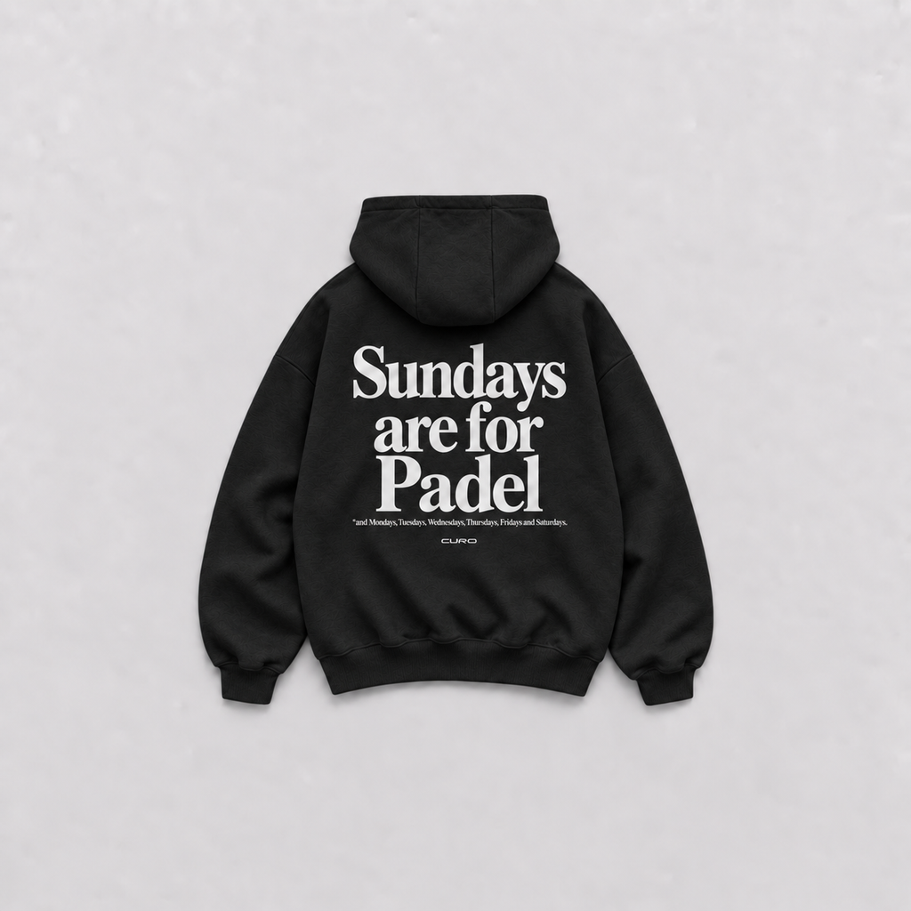 SUNDAYS ARE FOR PADEL OVERSIZED HOODIE