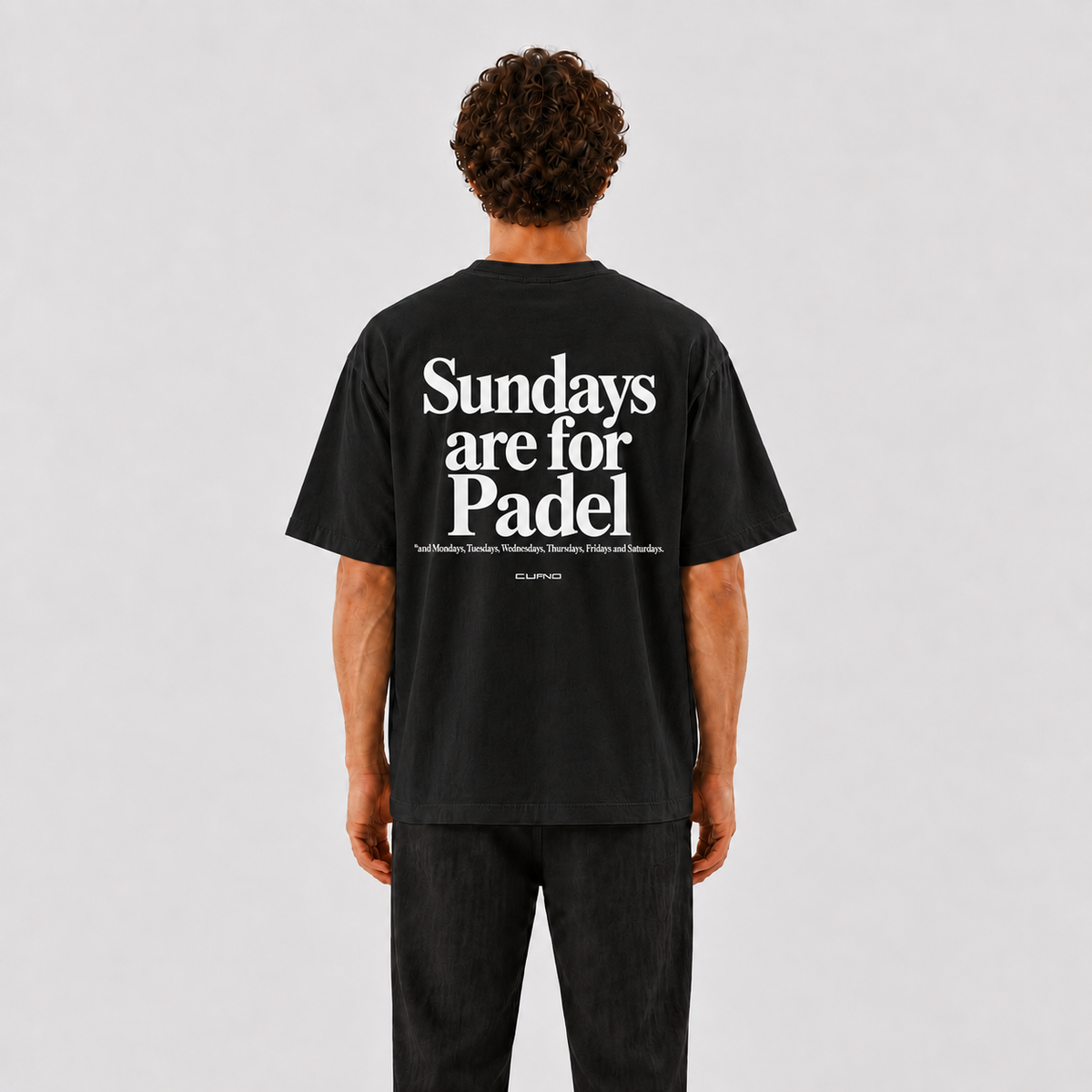SUNDAYS ARE FOR PADEL OVERSIZED TEE