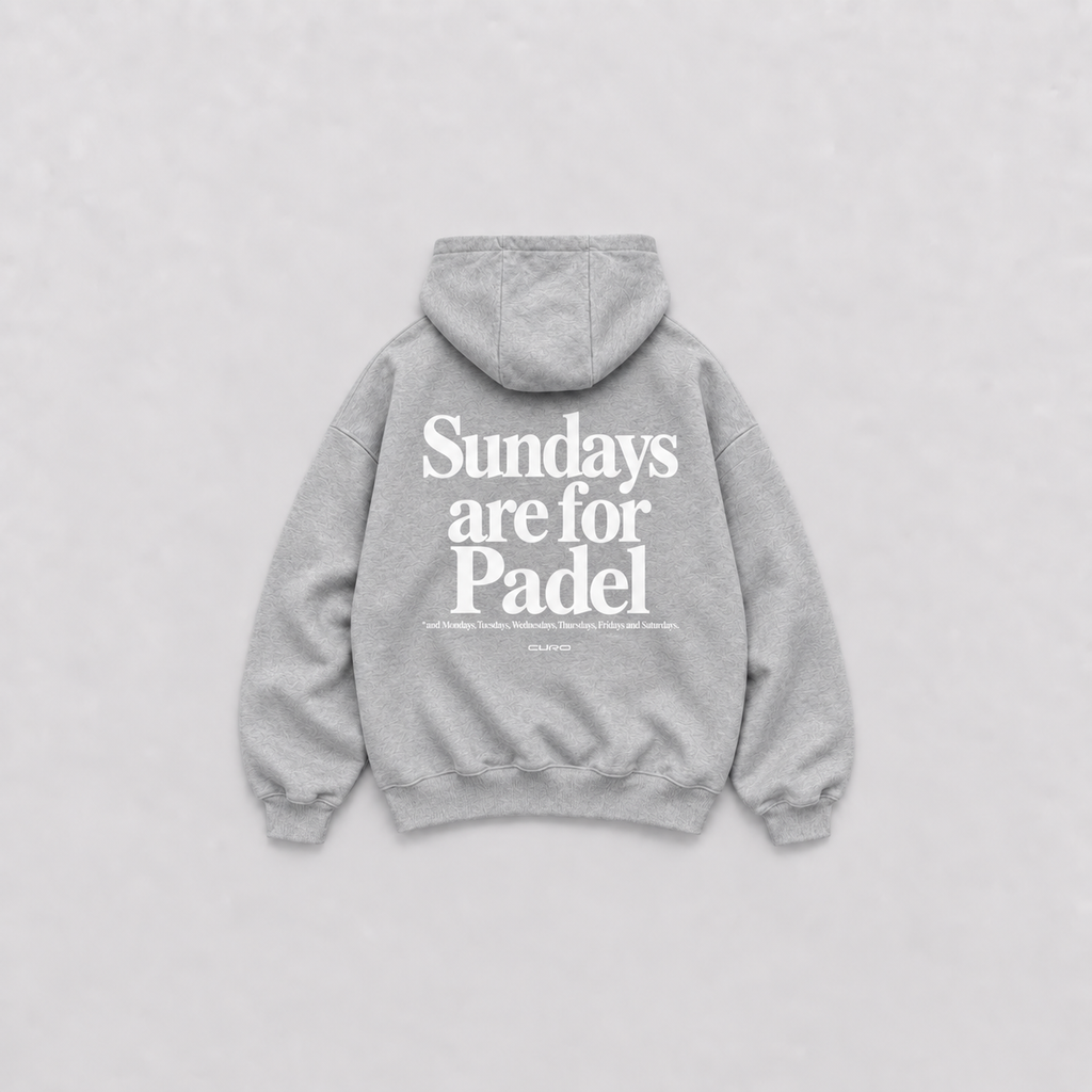 SUNDAYS ARE FOR PADEL OVERSIZED HOODIE