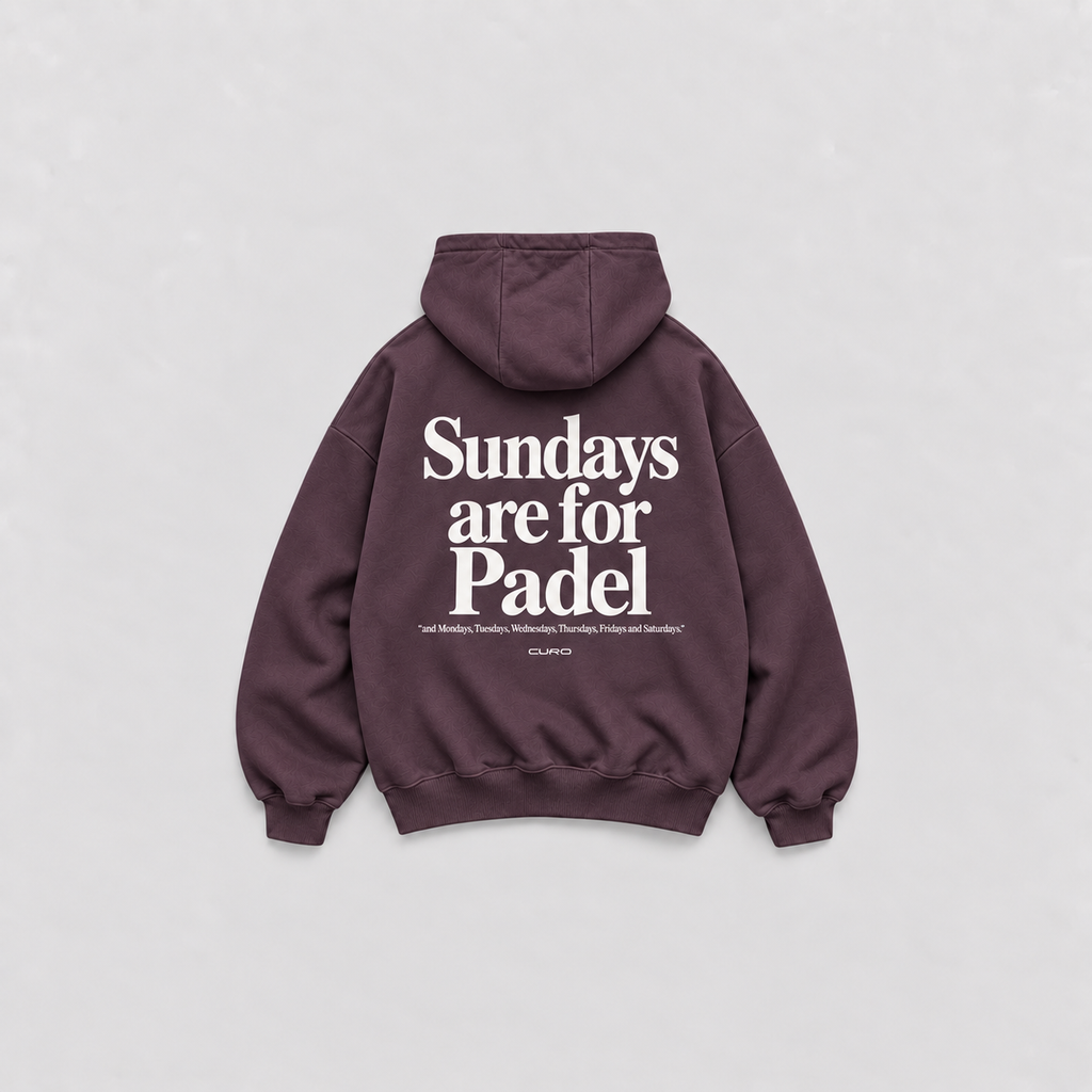 SUNDAYS ARE FOR PADEL OVERSIZED HOODIE