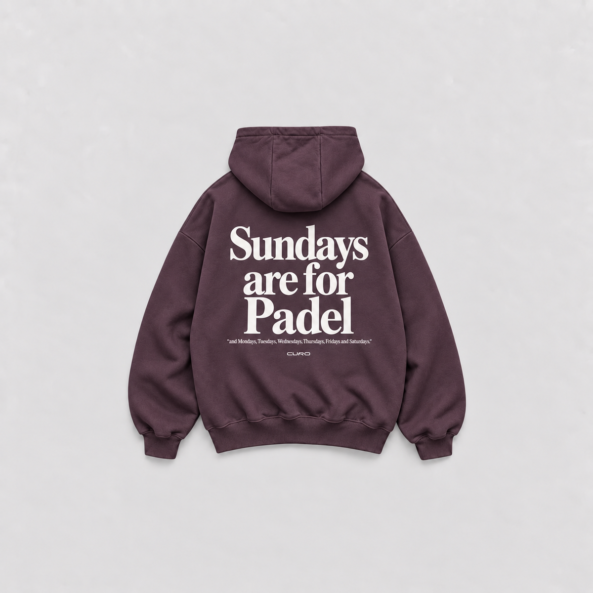 SUNDAYS ARE FOR PADEL OVERSIZED HOODIE