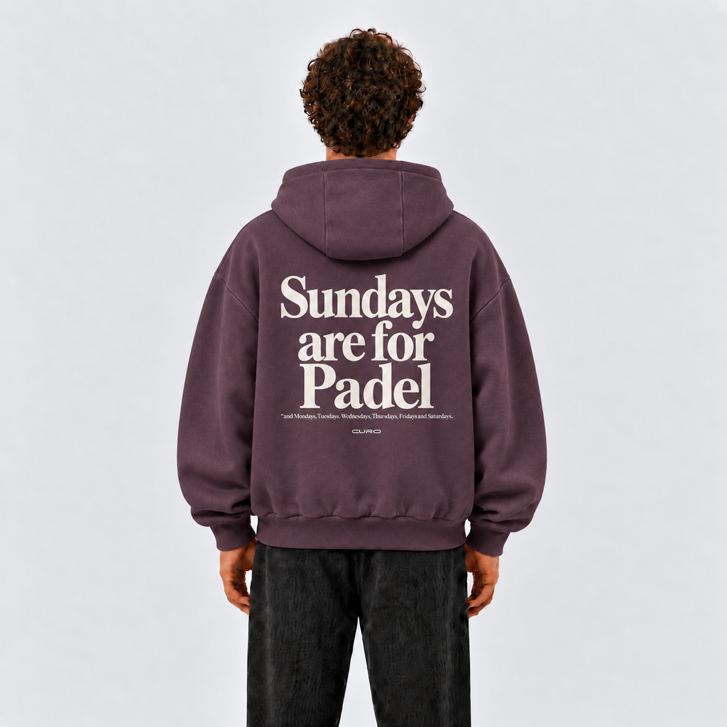 SUNDAYS ARE FOR PADEL OVERSIZED HOODIE