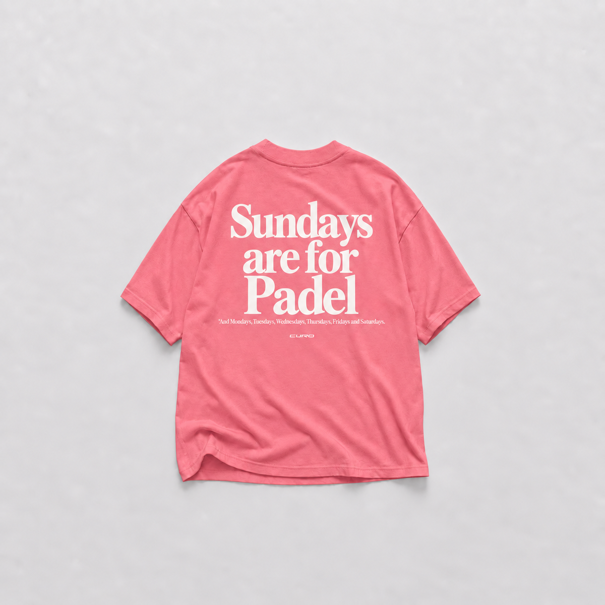 SUNDAYS ARE FOR PADEL OVERSIZED TEE